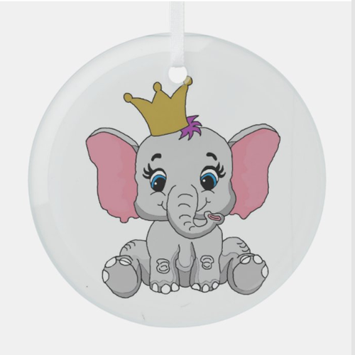 (image for) 2023 CA WP Ellie Glass Ornament